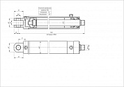 Гидроцилиндр ЦГ-70.45х1318.01
