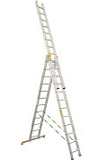 Лестница-стремянка Алюмет трехсекционная универсальная 5314 3x14