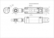Гидроцилиндр ЦГ-80.40х141.04-01