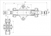 Гидроцилиндр ЦГ-2-150.110.90х505.83