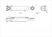 Гидроцилиндр ЦГ-80.50х600.11