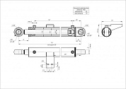 Гидроцилиндр ЦГ-63.40х500.11-03
