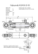 Гидроцилиндр КГЦ 391.50-25-100