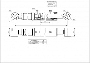 Гидроцилиндр ЦГ-63.40х300.22
