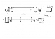 Гидроцилиндр ЦГ-125.63х650.22
