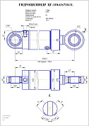 Гидроцилиндр ЦГ-110.63х710.11