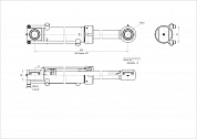 Гидроцилиндр ЦГ-80.50х430.11