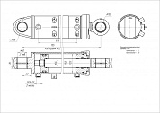 Гидроцилиндр ЦГ-125.56х422.22