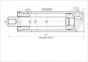 Гидроцилиндр ЦГ-160.90х350.59