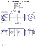 Гидроцилиндр ЦГ-50.30х265.12