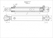 Гидроцилиндр ЦГ-63.40х400.01