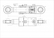 Гидроцилиндр ЦГ-180.125х560.11