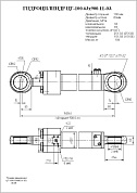 Гидроцилиндр ЦГ-100.63х900.11-03