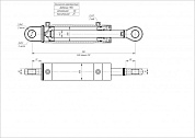 Гидроцилиндр ЦГ-80.40х230.22