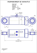 Гидроцилиндр ЦГ-160.80х470.11