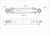 Гидроцилиндр ЦГ-100.50х670.11