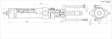 Гидроцилиндр ЦГ-125.100х7015.41