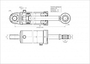 Гидроцилиндр ЦГ-125.50х325.11