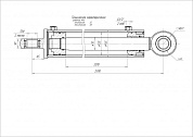Гидроцилиндр ЦГ-125.70х2010.11