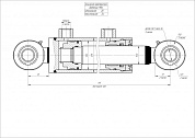Гидроцилиндр ЦГ-63.40х460.11-01