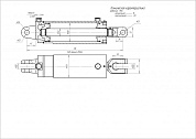 Гидроцилиндр ЦГ-100.40х250.01