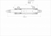 Гидроцилиндр ЦГ-2-55.35х200.56