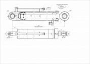 Гидроцилиндр ЦГ-100.50х875.11