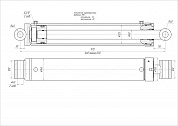 Гидроцилиндр ЦГ-125.60х630.17