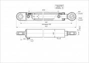 Гидроцилиндр ЦГ-80.50х1000.22
