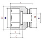 Головка торцевая PNG S16M35