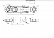 Гидроцилиндр ЦГ-80.56х250.11