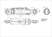 Гидроцилиндр ЦГ-180.125х1100.11