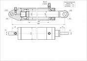 Гидроцилиндр ЦГ-100.60х684.22