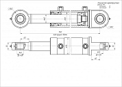 Гидроцилиндр ЦГ-90.60х700.11