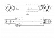 Гидроцилиндр ЦГ-180.80х500.11