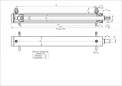 Гидроцилиндр ЦГ-50.30х500.39