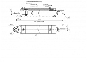 Гидроцилиндр ЦГ-80.50х255.38