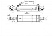 Гидроцилиндр ЦГ-110.56х310.22