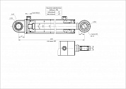 Гидроцилиндр ЦГ-80.40х1800.11