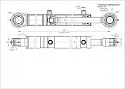 Гидроцилиндр ЦГ-63.40х520.11
