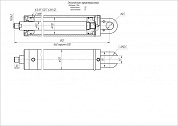 Гидроцилиндр ЦГ-100.50х600.02