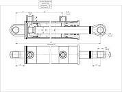 Гидроцилиндр ЦГ-50.25х300.22