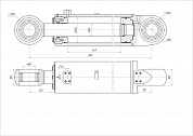 Гидроцилиндр ЦГ-160.80х465.11