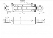 Гидроцилиндр ЦГ-125.63х250.22