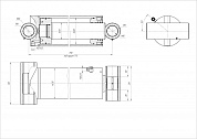 Гидроцилиндр ЦГ-200.125х773.22
